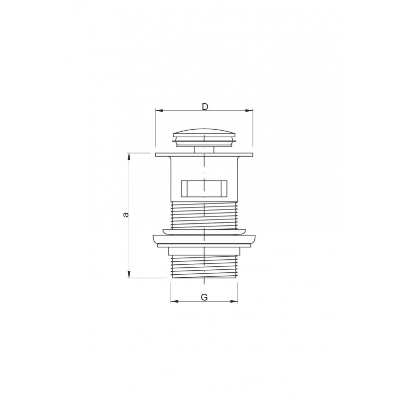 Išleidimo ventilis “klik-klak” 5/4 iš ABS plastiko - Image 2